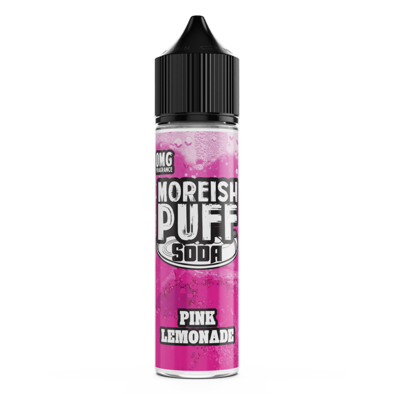 Moreish Puff Soda Pink Lemonade 0mg 50ml Short Fill E-Liquid