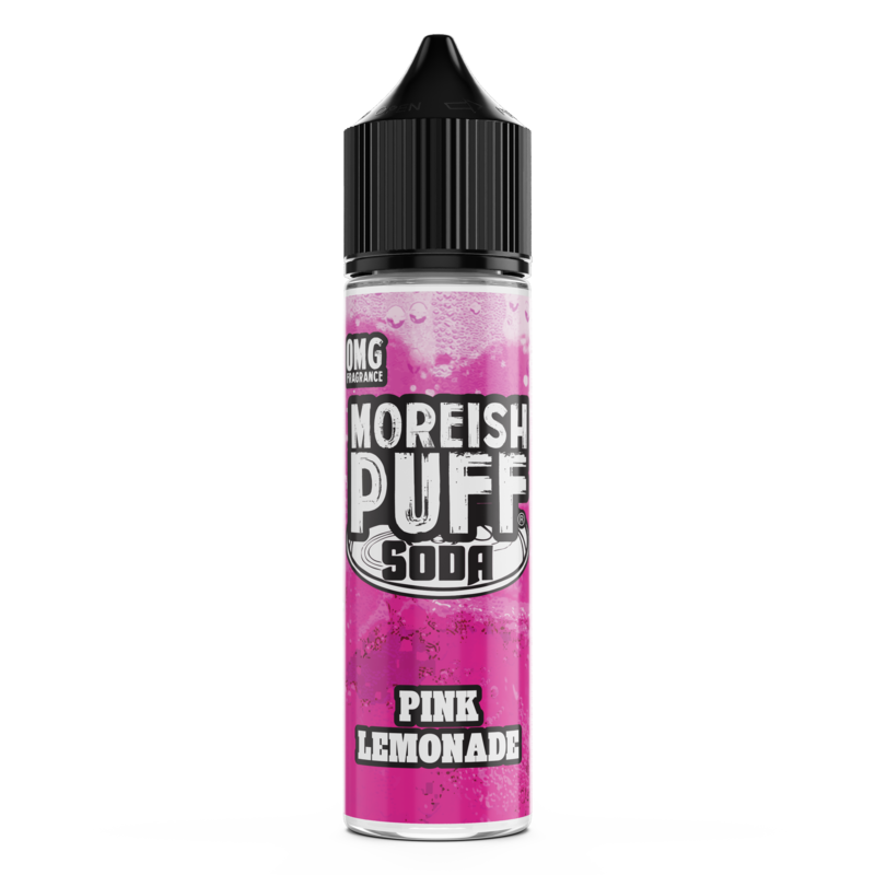 Moreish Puff Soda Pink Lemonade 0mg 50ml Short Fil...