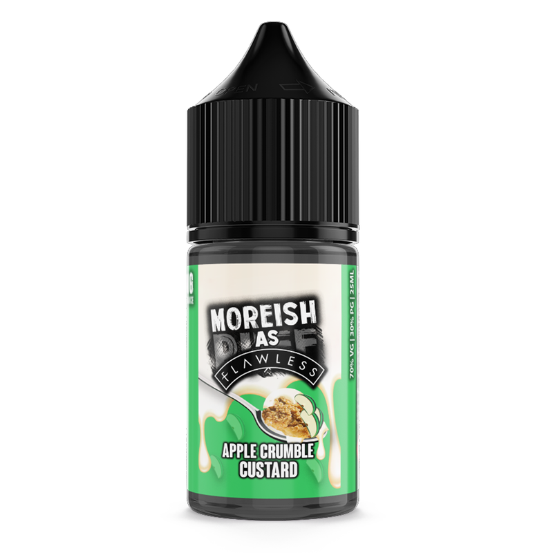 Moreish as Flawless Apple Crumble 0mg 25ml Short F...