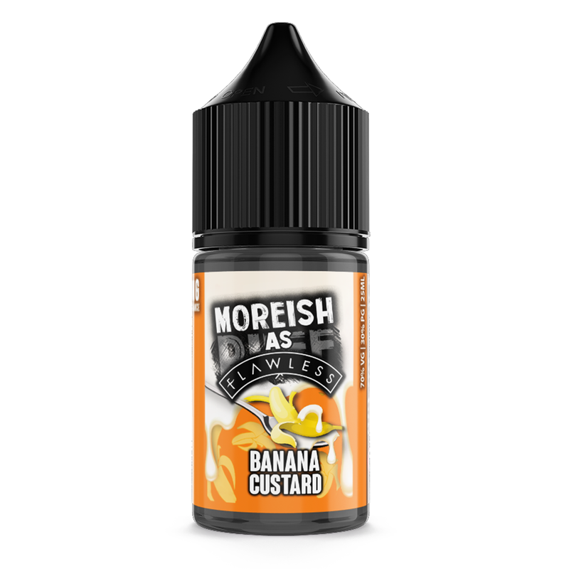 Moreish as Flawless Banana Custard 0mg 25ml Short ...