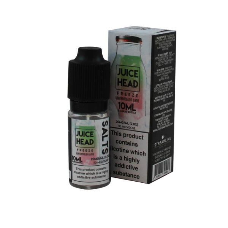 Juice Head Freeze Watermelon Lime 10ml Nic Salt