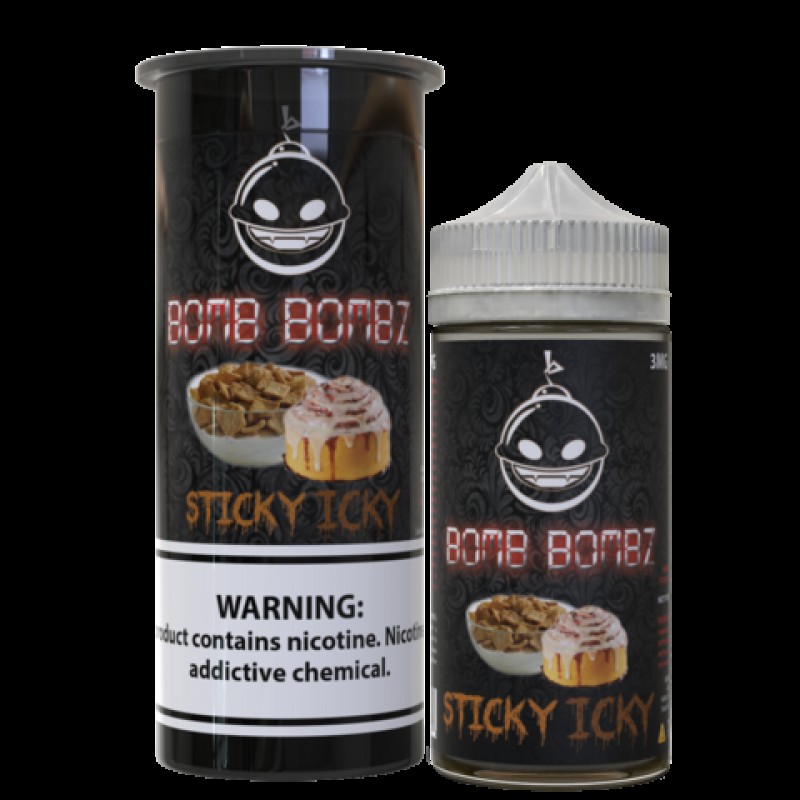 Bomb Bombz Sticky Icky 100ml Short Fill