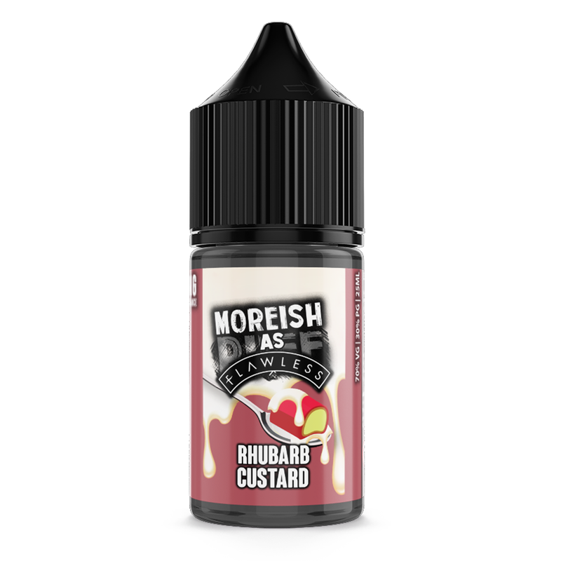 Moreish as Flawless Rhubarb Custard 0mg 25ml Short...