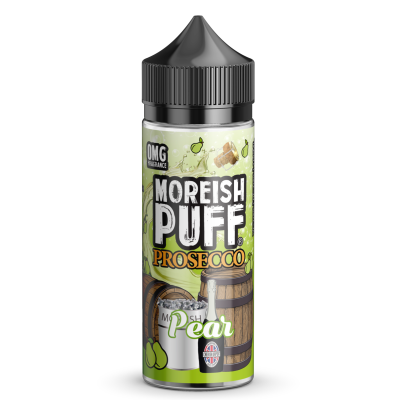 Moreish Puff Prosecco Pear 0mg 100ml Short Fill E-...