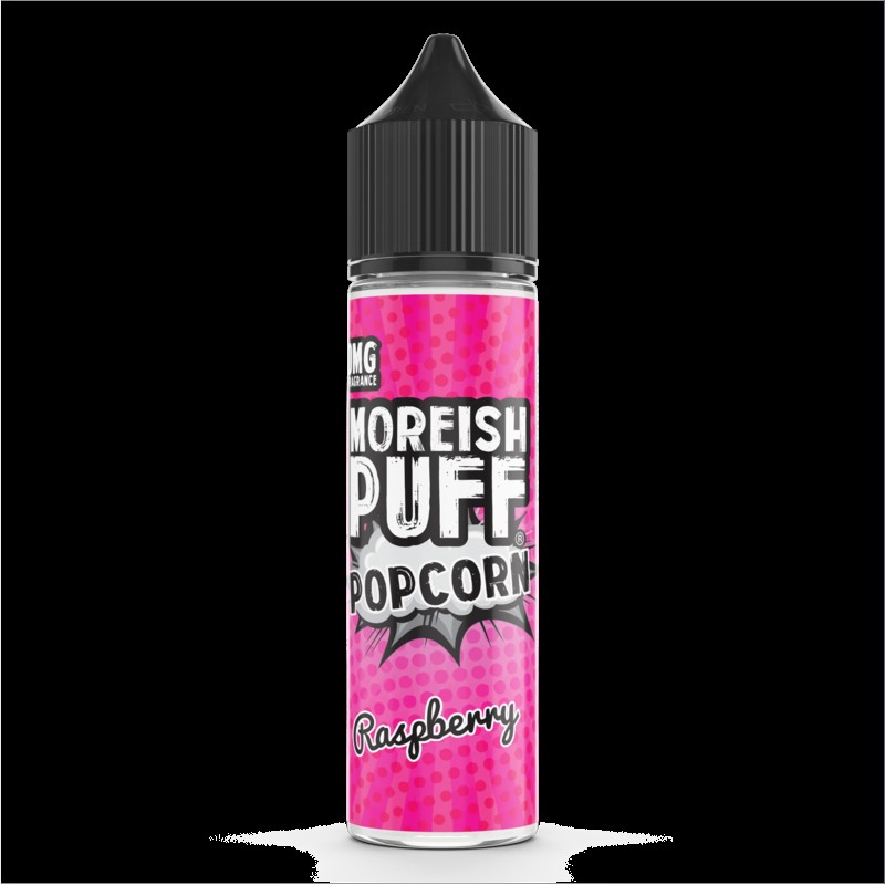 Moreish Puff Popcorn Raspberry 0mg 50ml Short Fill...