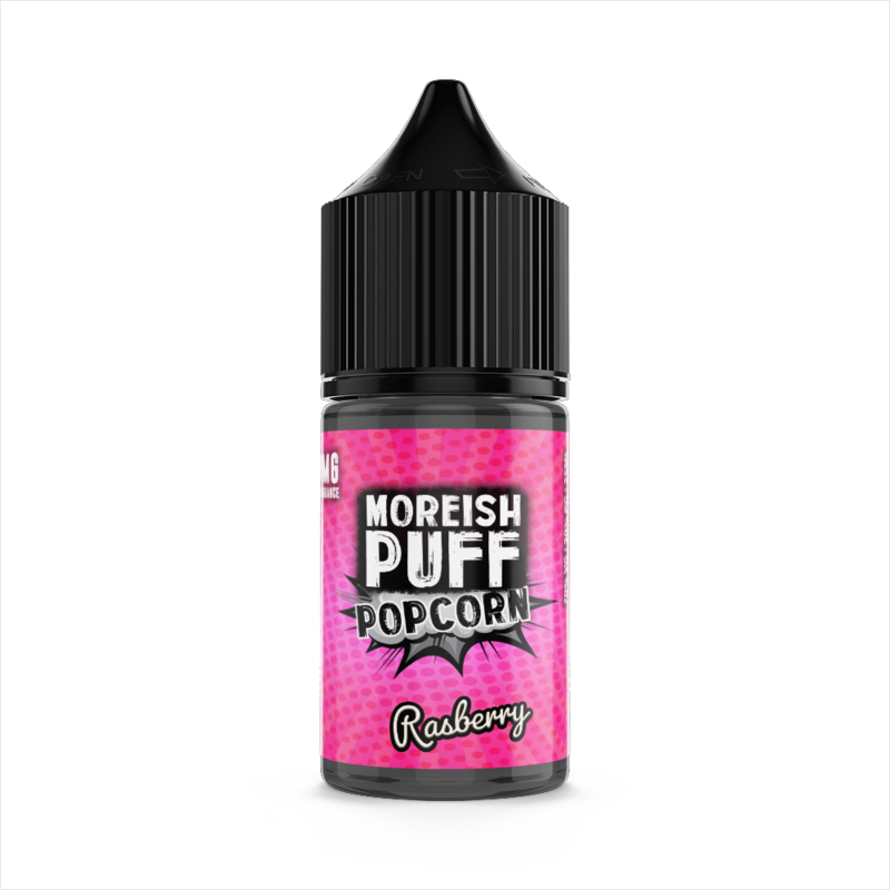 Moreish Puff Popcorn Raspberry 0mg 25ml Short Fill...