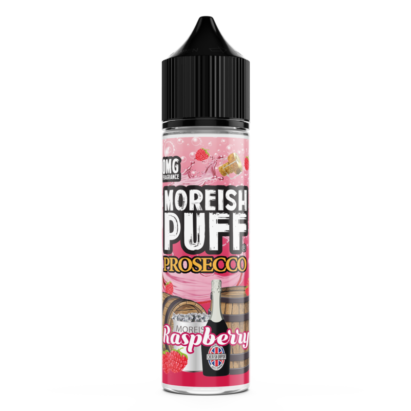 Moreish Puff Prosecco Raspberry 0mg 50ml Short Fil...