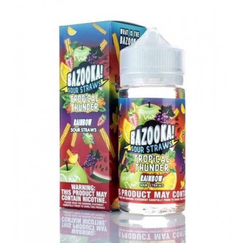 Bazooka Tropical Thunder Rainbow 100ml Short Fill