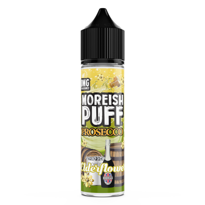 Moreish Puff Prosecco Elderflower 0mg 50ml Short F...