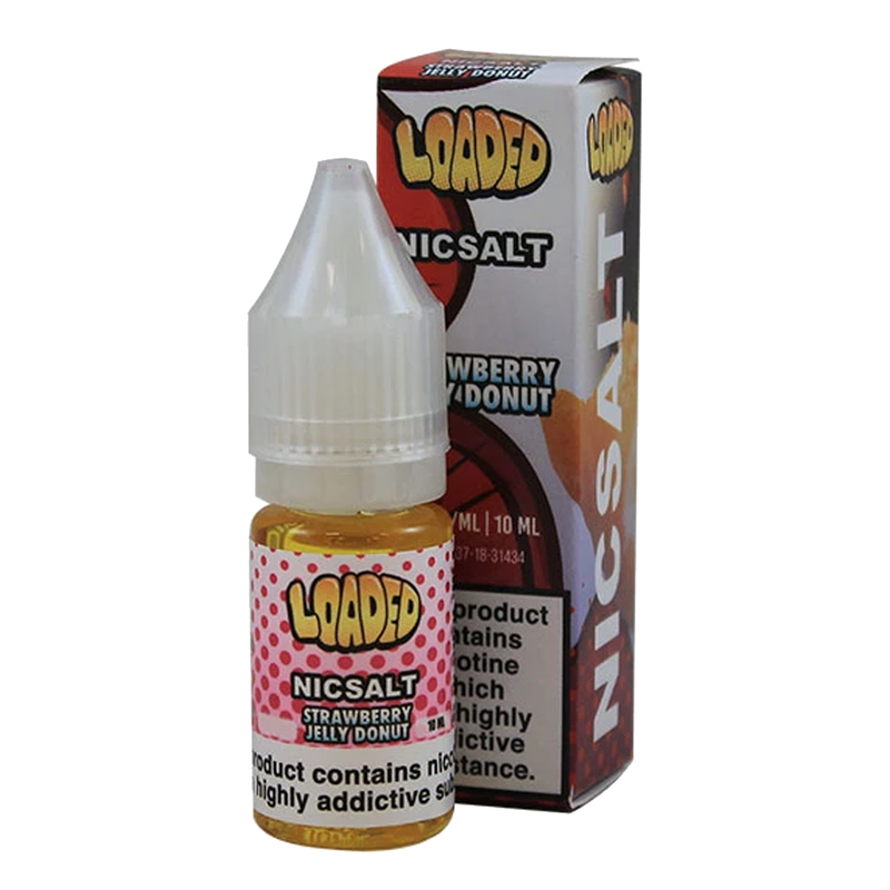 Loaded Nic Salt: Strawberry Jelly Donut 10ml