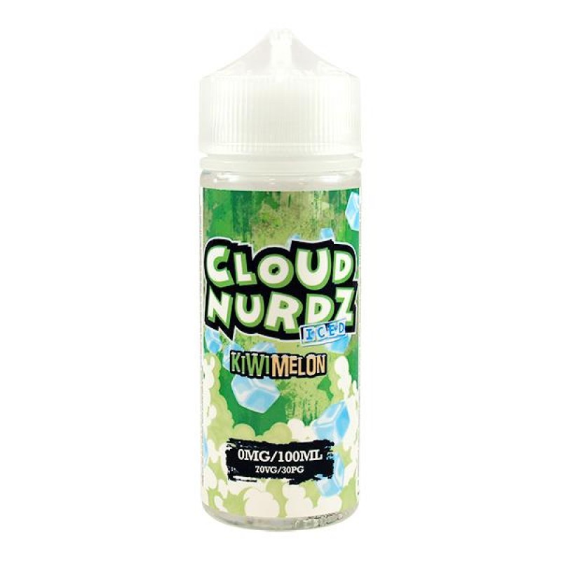 Cloud Nurdz Kiwi Melon Iced 100ml Short Fill