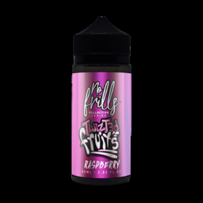 No Frills Twizted Fruits: Raspberry 80ml Short Fil...