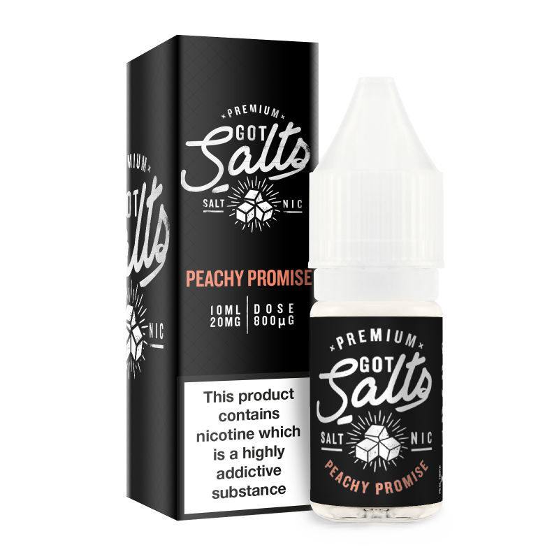 Got Salts: Peachy Promise E-Liquid 10ml 10mg