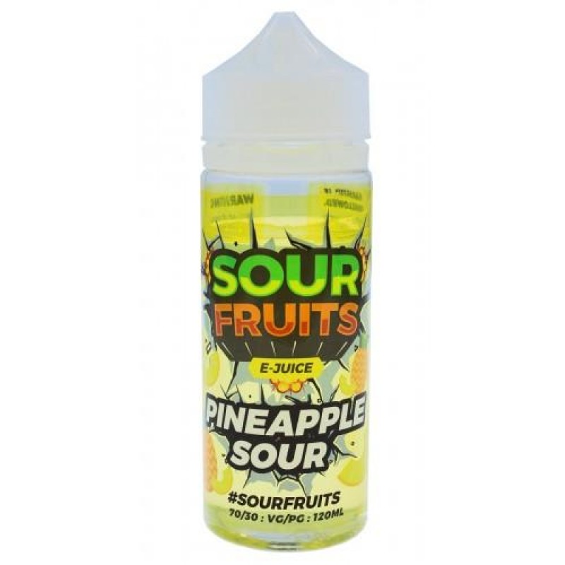 Sour Fruits Pineapple Sour E-Liquid 100ml Short Fi...