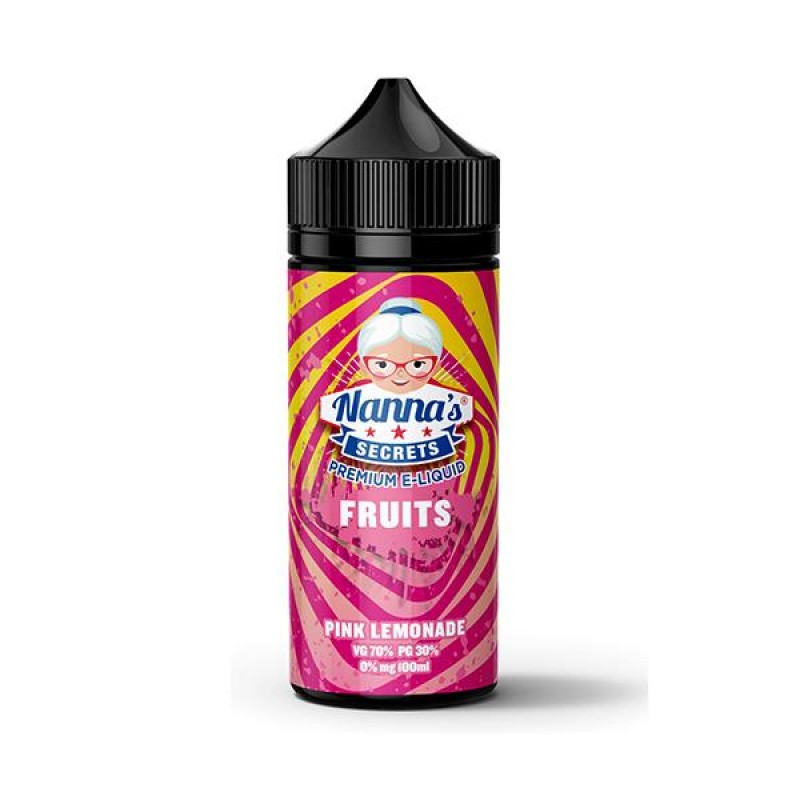 Nanna's Secret Fruits: Pink Lemonade 100ml Sho...