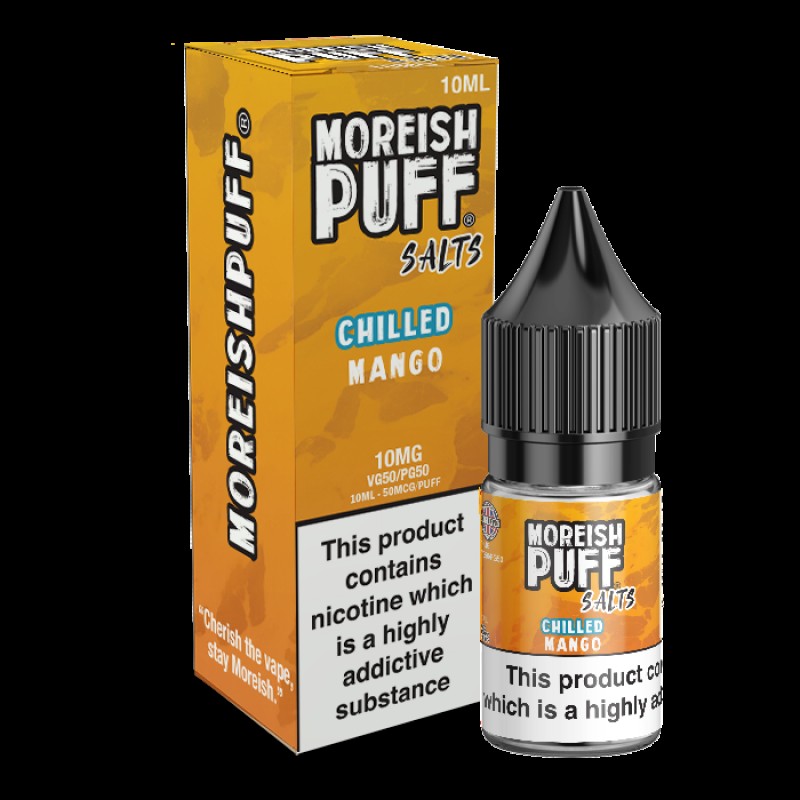 Moreish Puff Salts Mango Chilled 10ml Nic Salt