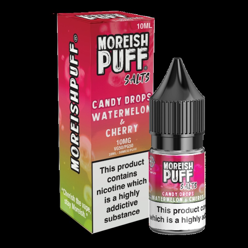 Moreish Puff Salts Watermelon & Cherry Candy D...