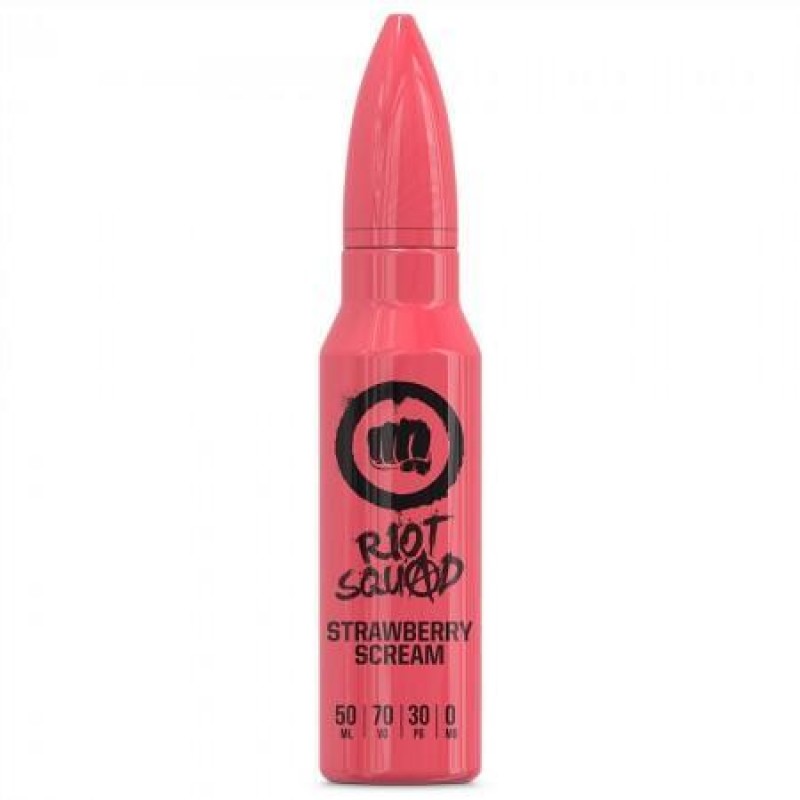Riot Squad Strawberry Scream 50ml Short Fill