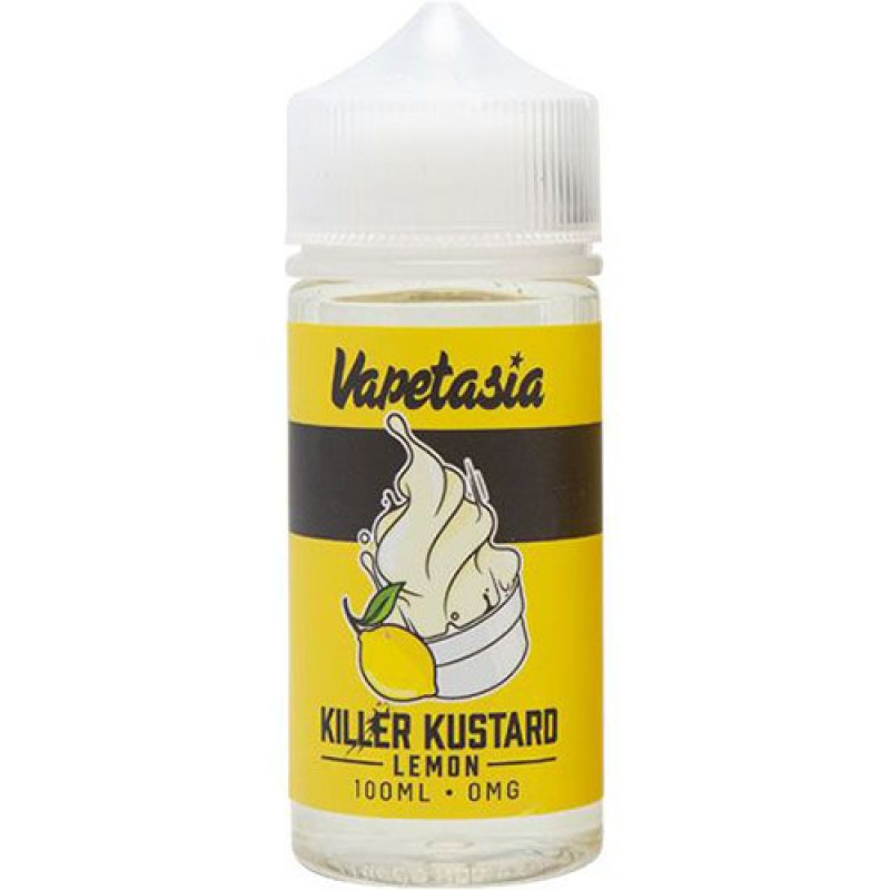 Vapetasia Killer Kustard: Lemon 100ml Short Fill