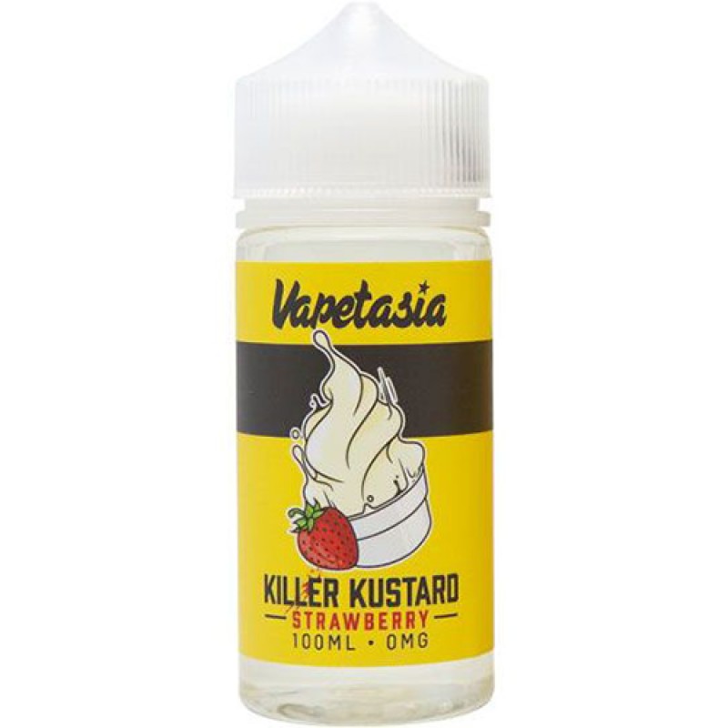 Vapetasia Killer Kustard: Strawberry 100ml Short F...