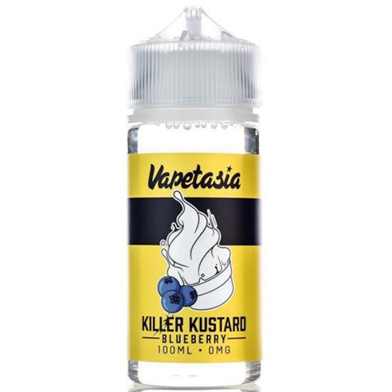 Vapetasia Killer Kustard: Blueberry 100ml Short Fi...