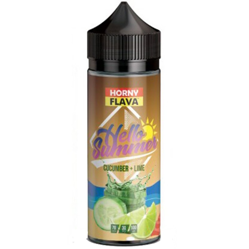 Horny Flava Hello Summer Cucumber and Lime 100ml S...