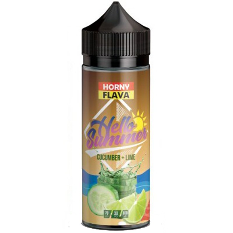 Horny Flava Hello Summer Cucumber and Lime 100ml S...