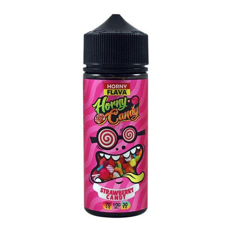 Horny Flava Strawberry Candy 0mg 100ml Short Fill ...