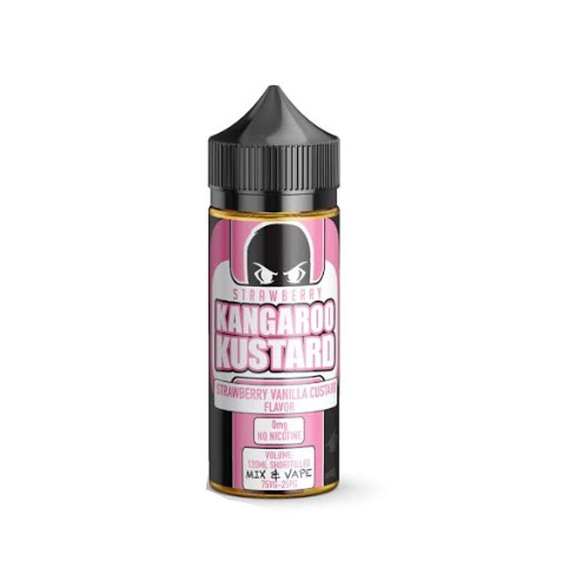 Strawberry Vanilla Custard By Kangaroo Kustard 0mg...