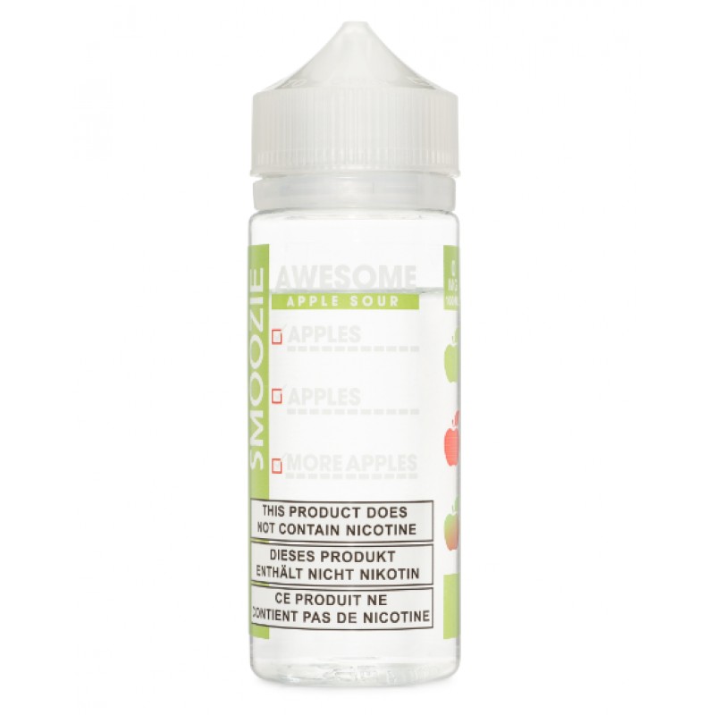 Awesome Apple Sour by Smoozie E-liquid 100ml Short...