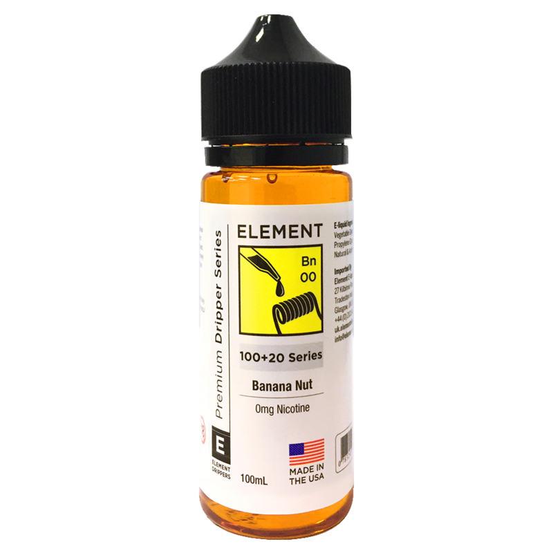 Element Banana Nut E-liquid 100ml Short Fill