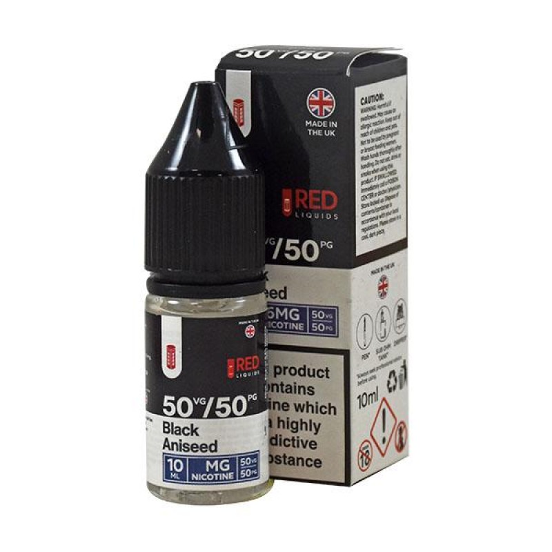 Red Liquids 50/50: Black Aniseed 10ml E-Liquid