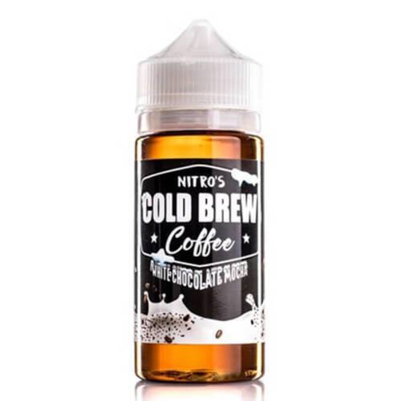 Nitro's Cold Brew White Chocolate Mocha E-liquid 100ml Short Fill