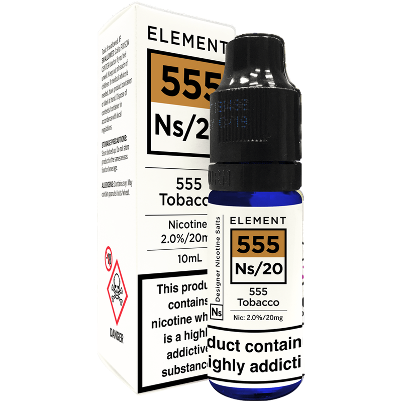 Element 555 Tobacco Nic Salt 10ml