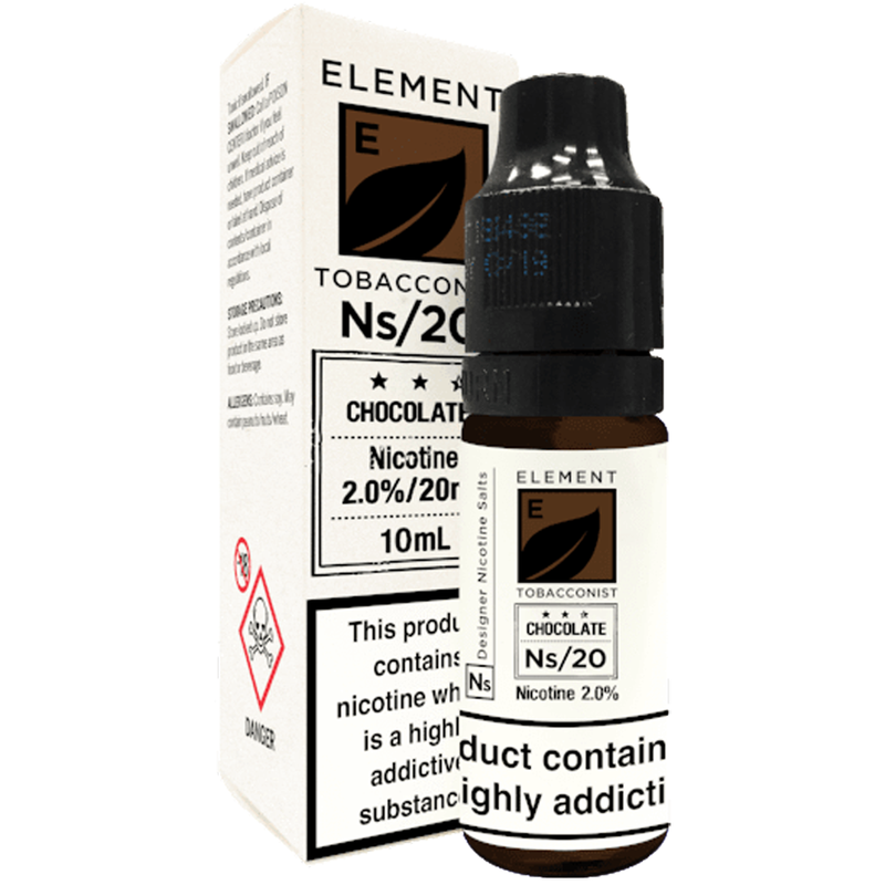 Element Chocolate Tobacco Nic Salt 10ml