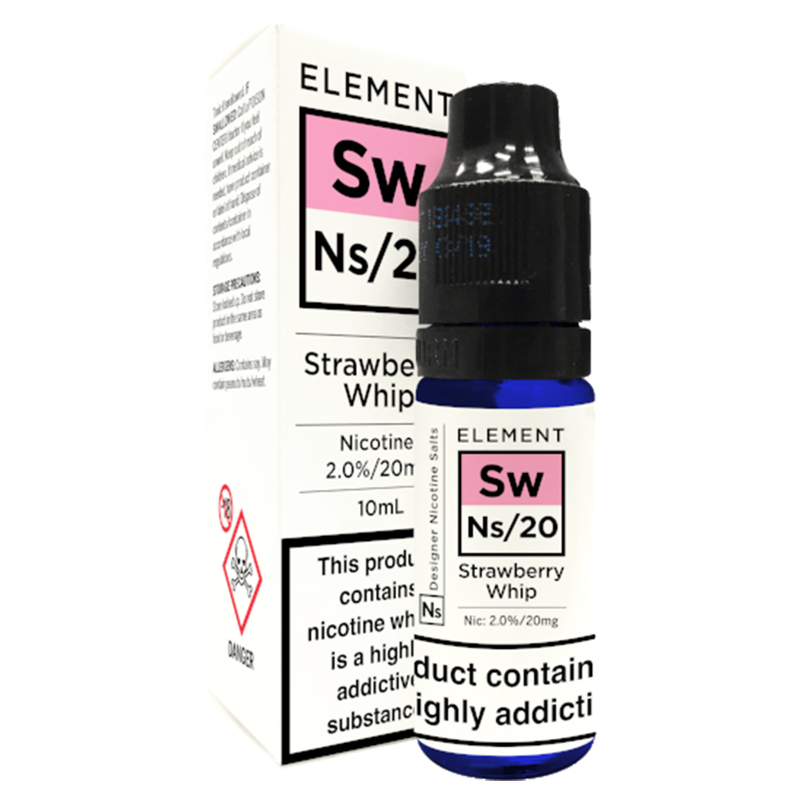 Element Strawberry Whip Nic Salt 10ml