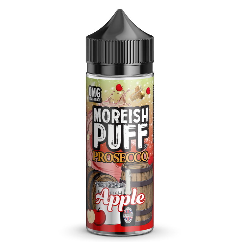 Moreish Puff Prosecco Apple 0mg 100ml Short Fill E...