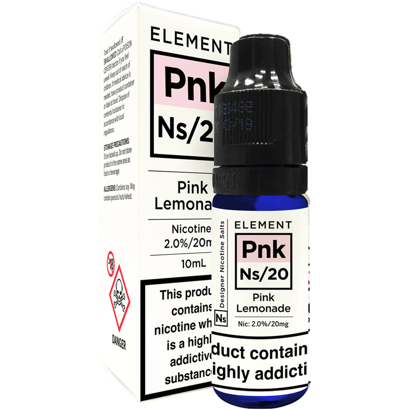 Element Pink Lemonade  Nic Salt 10ml 20 mg