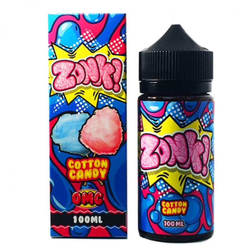 Zonk Cotton Candy 0mg 80ml Short Fill E-Liquid