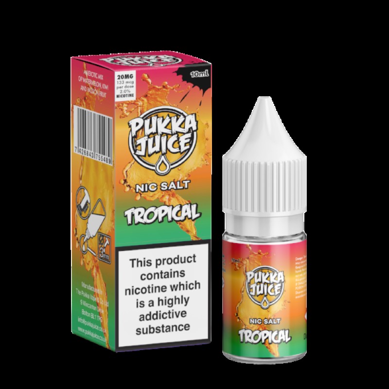 Tropical Nic Salt by Pukka Juice 10ml 20mg