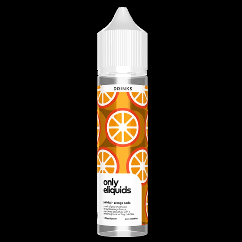 Only E-Liquids Drinks: Orange Soda 0mg 50ml Short ...