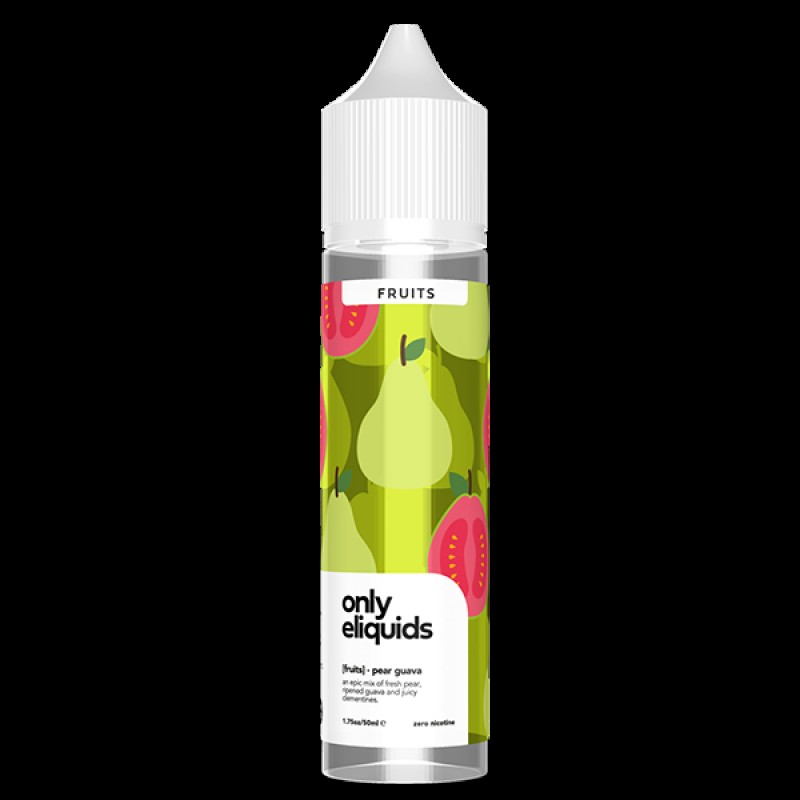 Only E-Liquids Fruits: Pear Guava 0mg 50ml Short F...