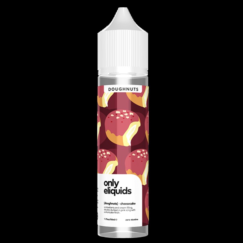 Only E-Liquids Doughnuts: Cheesecake 0mg 50ml Shor...