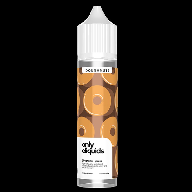 Only E-Liquids Doughnuts: Glazed 0mg 50ml Short Fi...