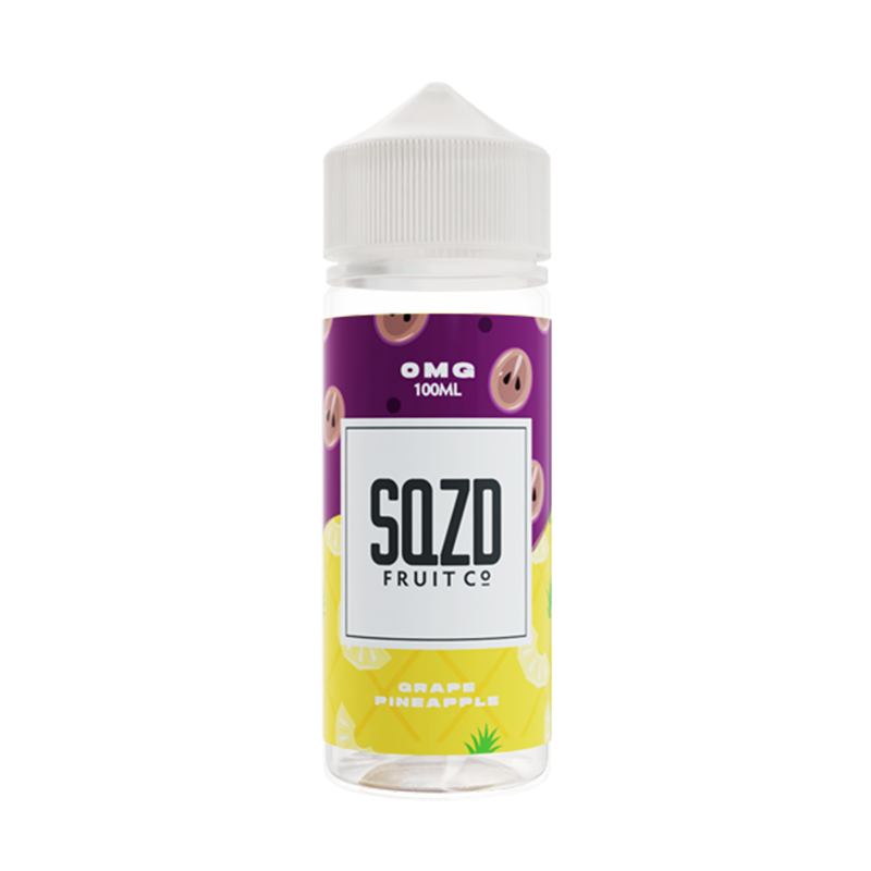 SQZD Grape Pineapple 0mg 100ml Short Fill E-Liquid