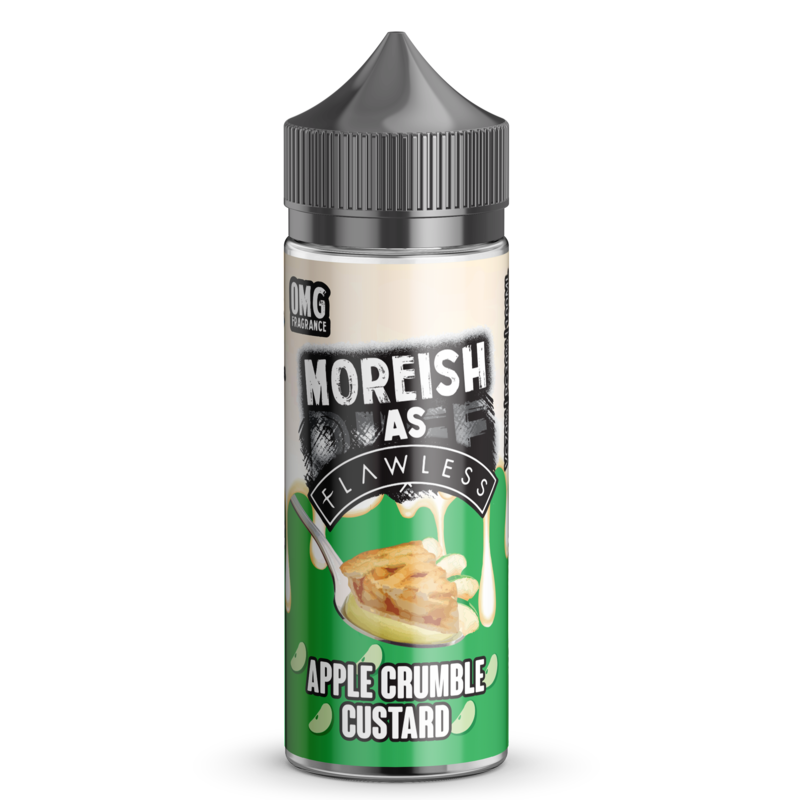 Moreish as Flawless Apple Crumble 0mg 100ml Short ...