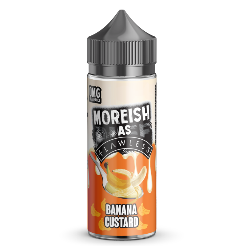 Moreish as Flawless Banana Custard 0mg 100ml Short...