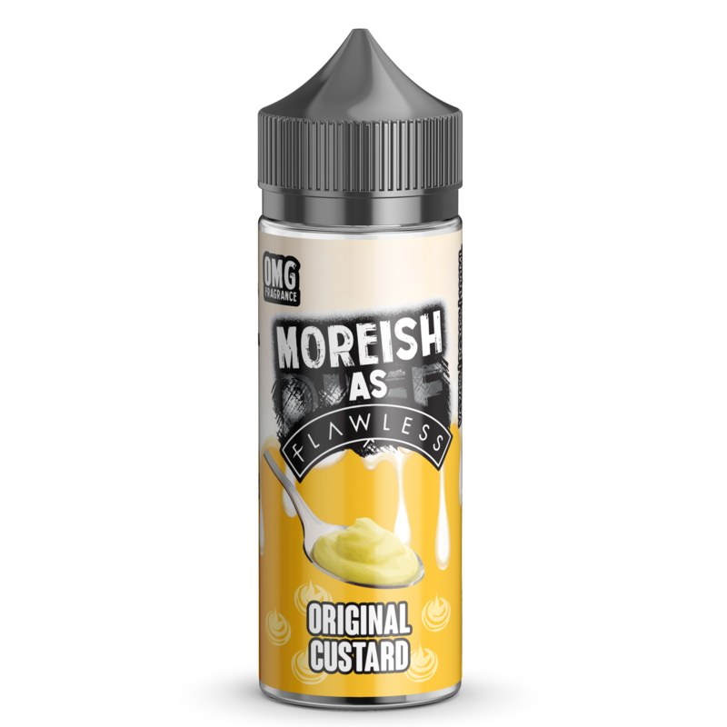 Moreish as Flawless Original Custard 0mg 100ml Sho...