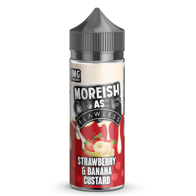 Moreish as Flawless Strawberry Banana 0mg 100ml Sh...