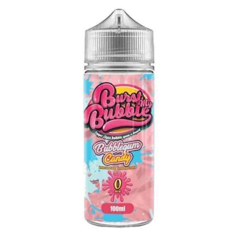 Burst My Bubble Bubblegum Candy 0mg 100ml Short Fi...